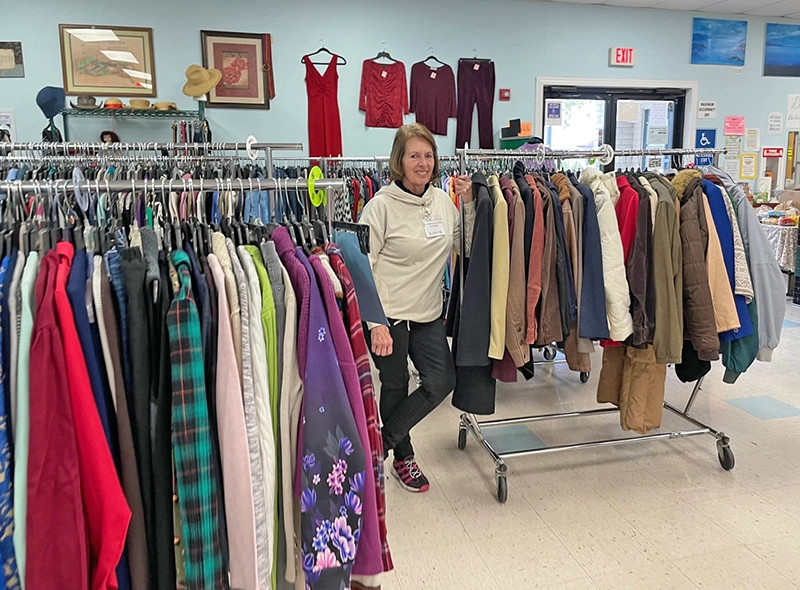 Lady at the Thrift Shop